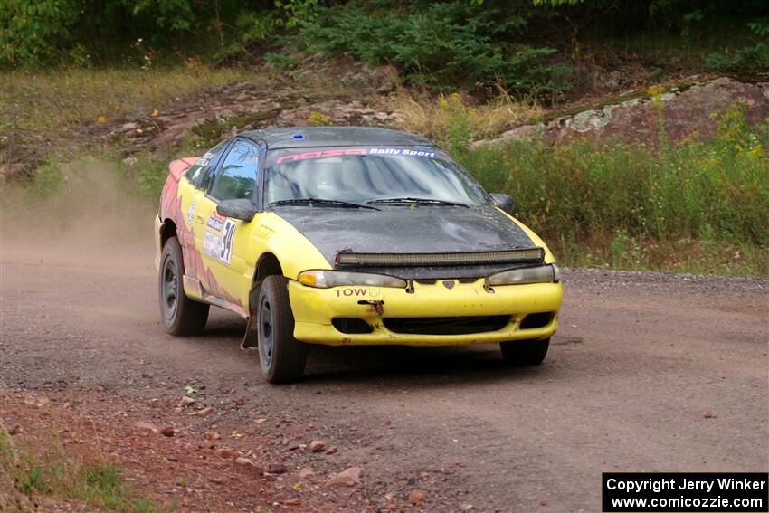 Eli Goethel / Kyle West Mitsubishi Eclipse on SS5, Norway South II.