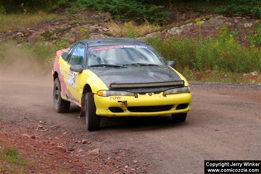 Eli Goethel / Kyle West Mitsubishi Eclipse on SS5, Norway South II.