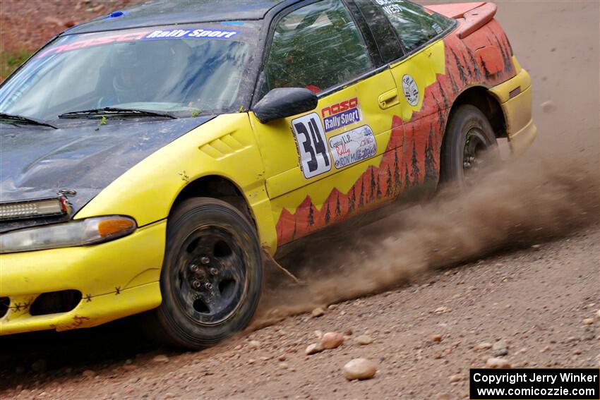 Eli Goethel / Kyle West Mitsubishi Eclipse on SS5, Norway South II.