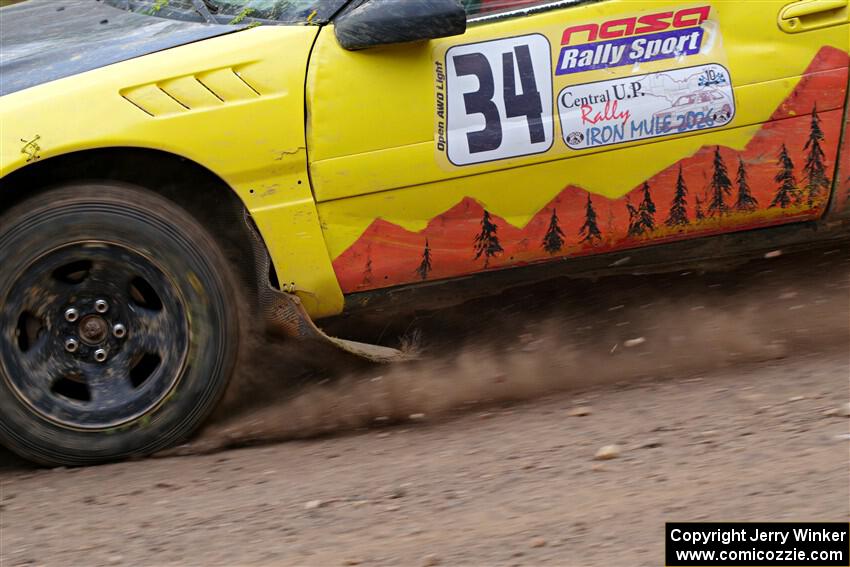 Eli Goethel / Kyle West Mitsubishi Eclipse on SS5, Norway South II.