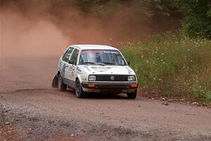 Heath Shively / Morgan Engle VW Golf on SS5, Norway South II.