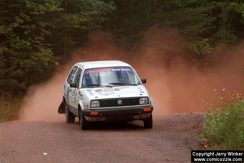 Heath Shively / Morgan Engle VW Golf on SS5, Norway South II.
