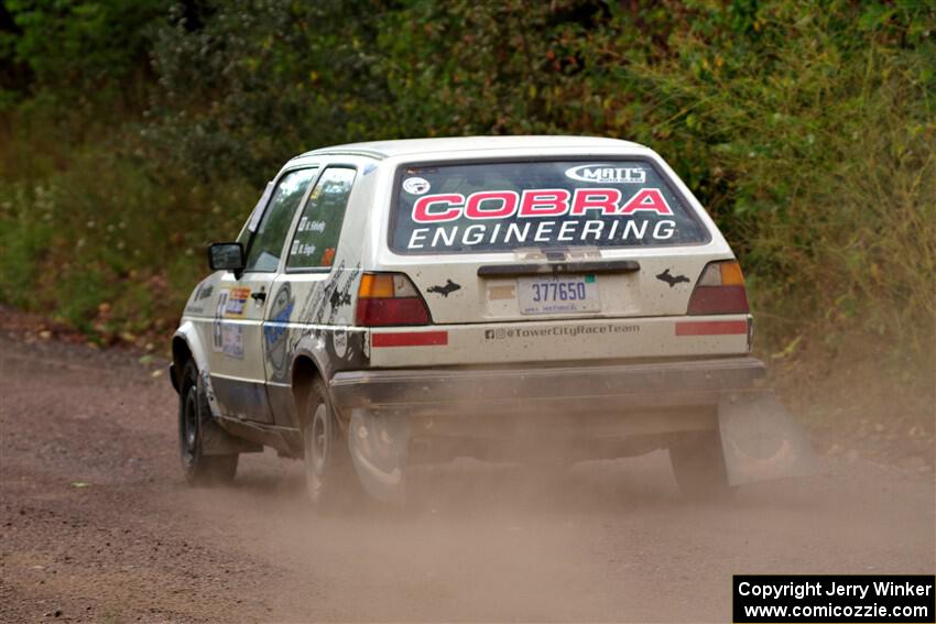 Heath Shively / Morgan Engle VW Golf on SS5, Norway South II.