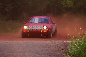 Colin Redner / Michael Claiborne Mazda RX-7 on SS5, Norway South II.