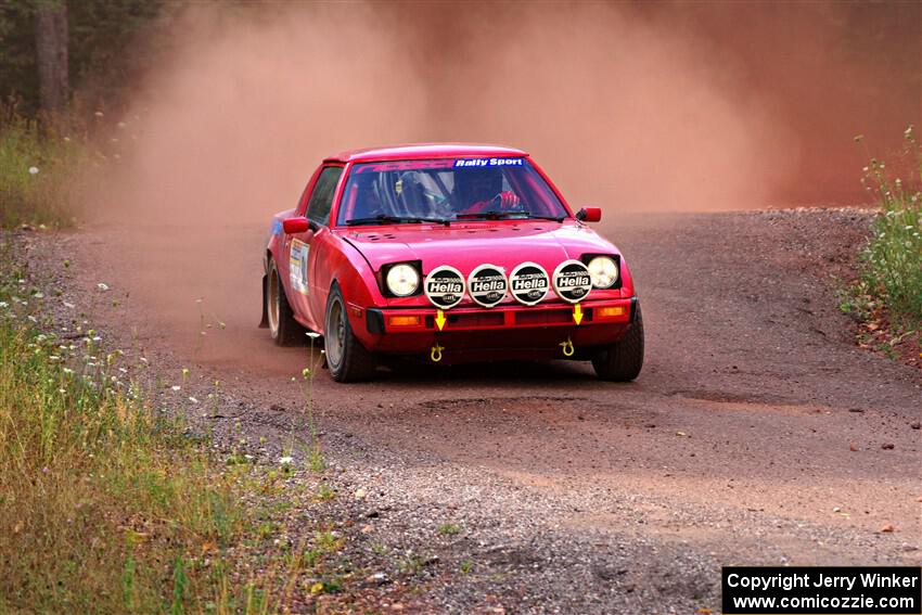 Colin Redner / Michael Claiborne Mazda RX-7 on SS5, Norway South II.