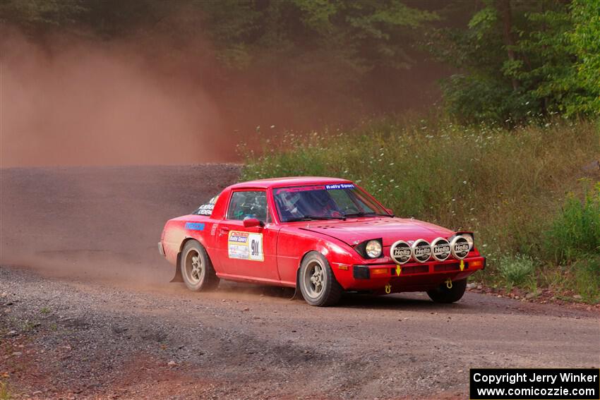 Colin Redner / Michael Claiborne Mazda RX-7 on SS5, Norway South II.