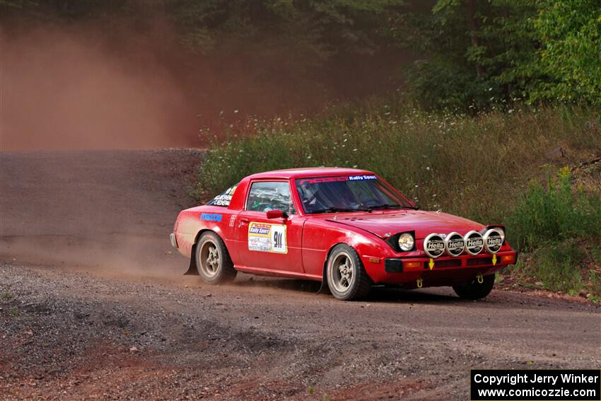 Colin Redner / Michael Claiborne Mazda RX-7 on SS5, Norway South II.