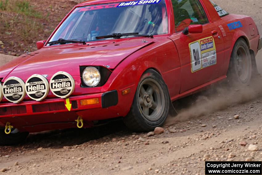 Colin Redner / Michael Claiborne Mazda RX-7 on SS5, Norway South II.