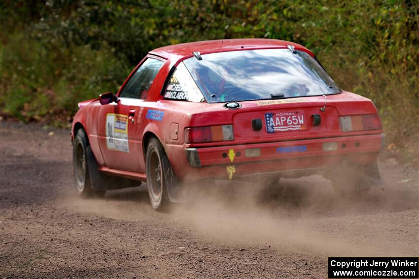 Colin Redner / Michael Claiborne Mazda RX-7 on SS5, Norway South II.