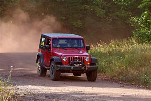A Jeep Wrangler sweeps SS5, Norway South II.