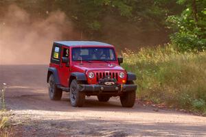 A Jeep Wrangler sweeps SS5, Norway South II.