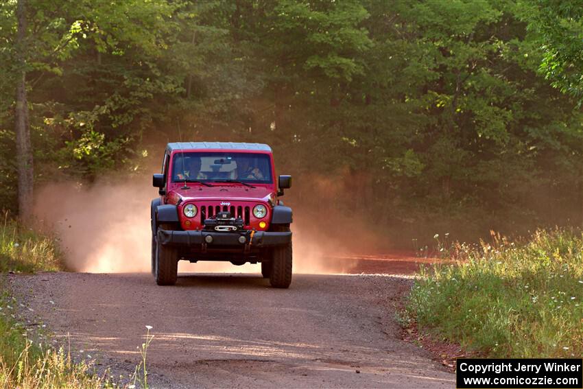 A Jeep Wrangler sweeps SS5, Norway South II.