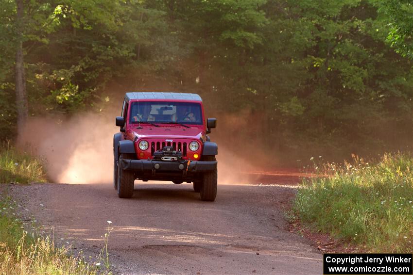 A Jeep Wrangler sweeps SS5, Norway South II.