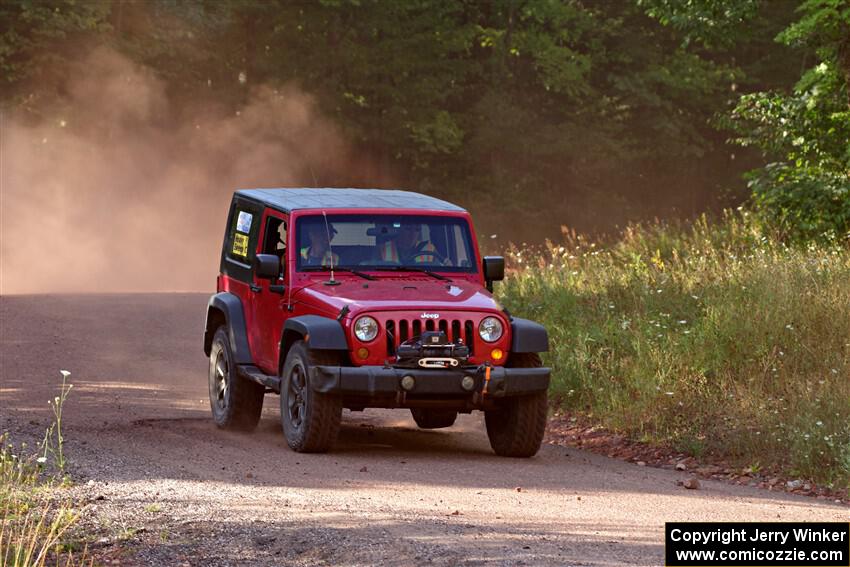 A Jeep Wrangler sweeps SS5, Norway South II.