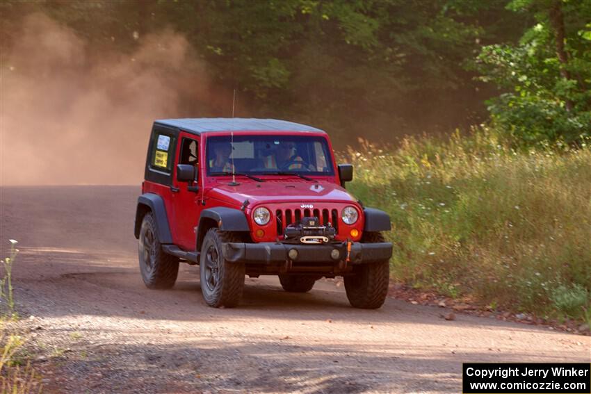 A Jeep Wrangler sweeps SS5, Norway South II.
