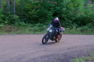 Tali Kurlantzick's Honda CRF1000L on SS6, Norway North.