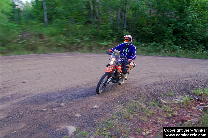 Rudi Bredenkamp's KTM 690 Enduro R on SS6, Norway North.