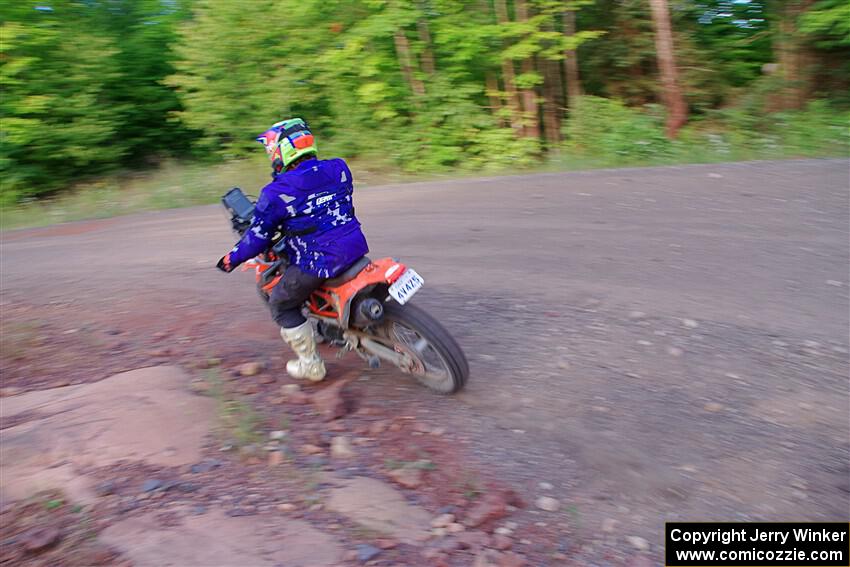 Rudi Bredenkamp's KTM 690 Enduro R on SS6, Norway North.