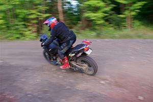 Tali Kurlantzick's Honda CRF1000L on SS6, Norway North.