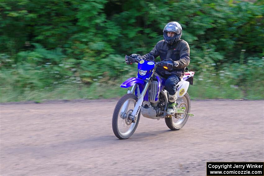 Matt Holl's Yamaha WR450 on SS6, Norway North.