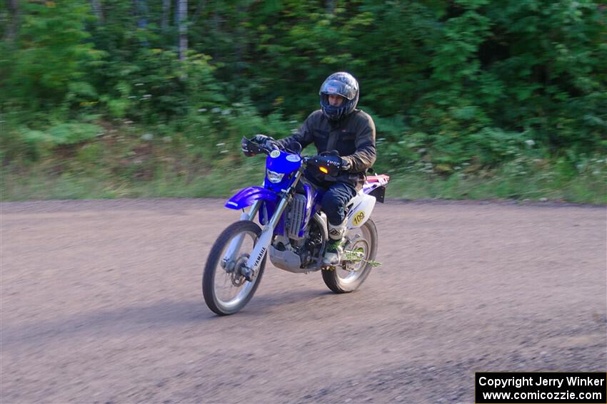 Matt Holl's Yamaha WR450 on SS6, Norway North.