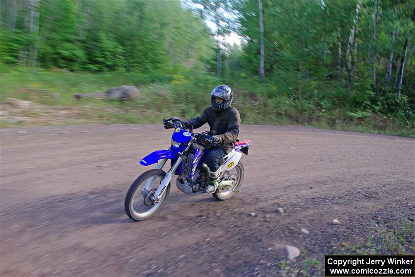 Matt Holl's Yamaha WR450 on SS6, Norway North.