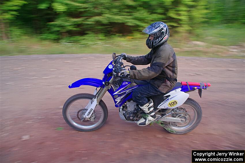 Matt Holl's Yamaha WR450 on SS6, Norway North.
