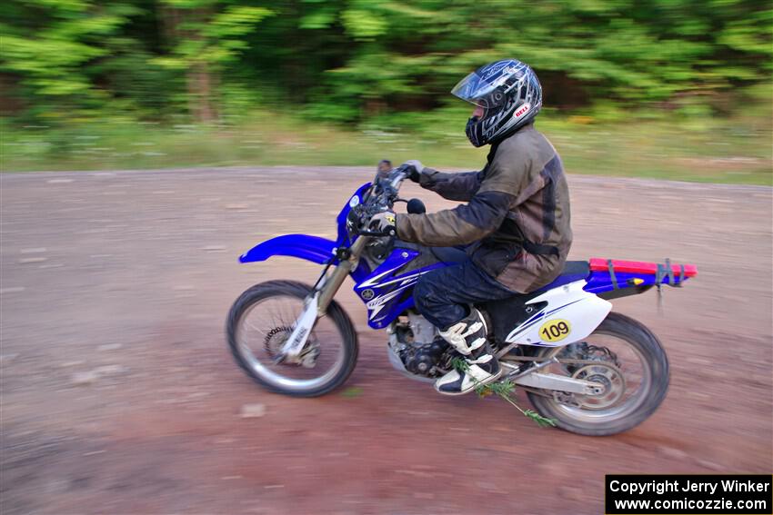 Matt Holl's Yamaha WR450 on SS6, Norway North.