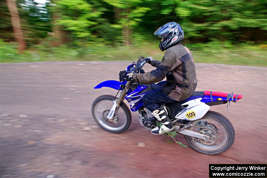 Matt Holl's Yamaha WR450 on SS6, Norway North.