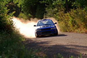 Connor Himes / Aleut Hatfield Subaru Impreza on SS6, Norway North.