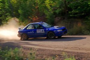 Connor Himes / Aleut Hatfield Subaru Impreza on SS6, Norway North.