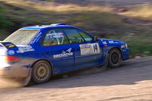 Connor Himes / Aleut Hatfield Subaru Impreza on SS6, Norway North.