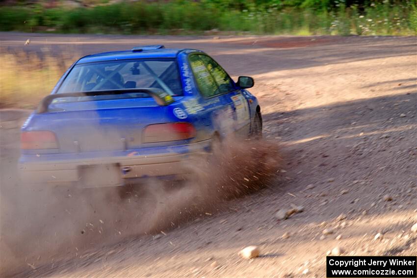Connor Himes / Aleut Hatfield Subaru Impreza on SS6, Norway North.