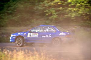 Connor Himes / Aleut Hatfield Subaru Impreza on SS6, Norway North.