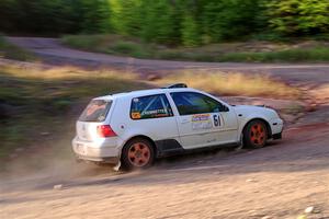 John Gusmano / Josh Remmetter VW GTI on SS6, Norway North.
