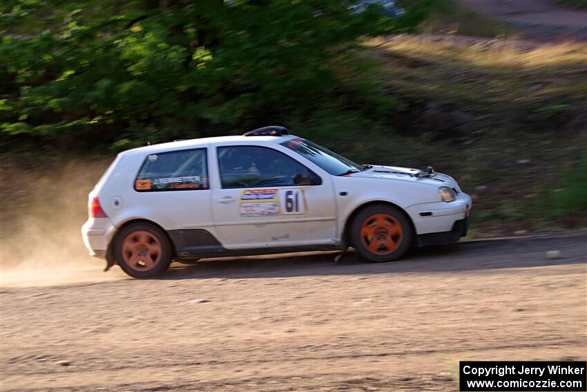 John Gusmano / Josh Remmetter VW GTI on SS6, Norway North.