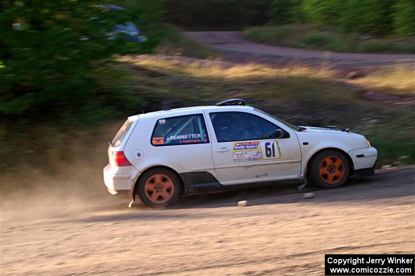 John Gusmano / Josh Remmetter VW GTI on SS6, Norway North.