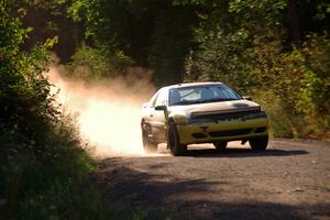 Eli Goethel / Kyle West Mitsubishi Eclipse on SS6, Norway North.