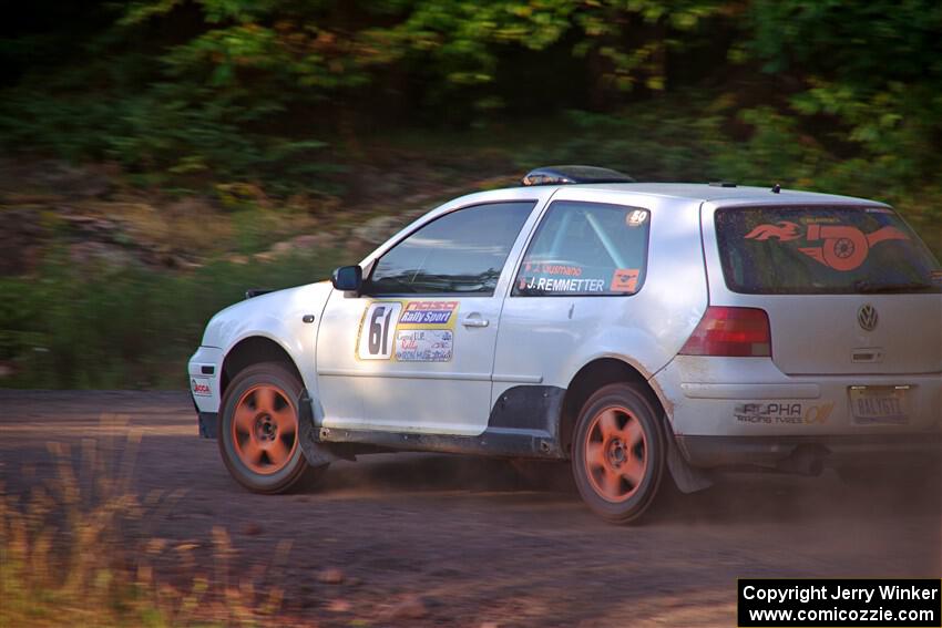 John Gusmano / Josh Remmetter VW GTI on SS6, Norway North.