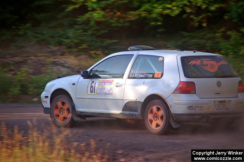 John Gusmano / Josh Remmetter VW GTI on SS6, Norway North.
