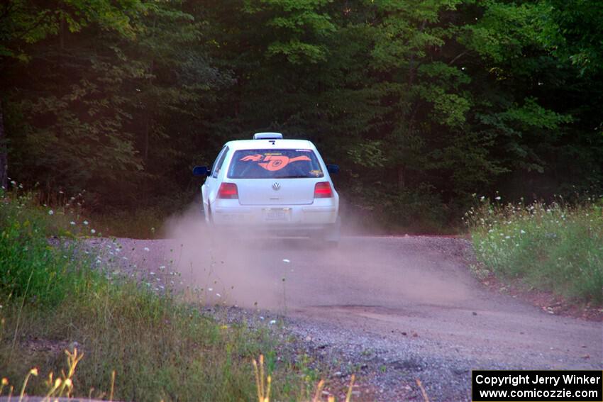John Gusmano / Josh Remmetter VW GTI on SS6, Norway North.
