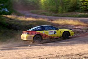 Eli Goethel / Kyle West Mitsubishi Eclipse on SS6, Norway North.