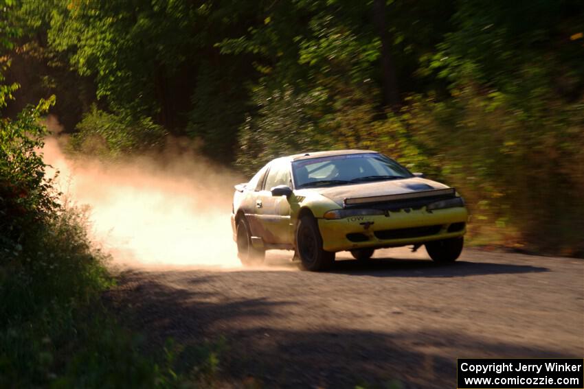 Eli Goethel / Kyle West Mitsubishi Eclipse on SS6, Norway North.