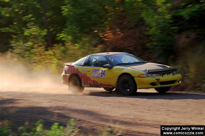 Eli Goethel / Kyle West Mitsubishi Eclipse on SS6, Norway North.