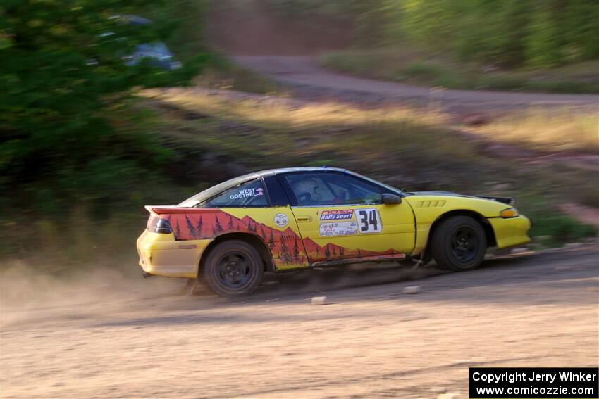 Eli Goethel / Kyle West Mitsubishi Eclipse on SS6, Norway North.