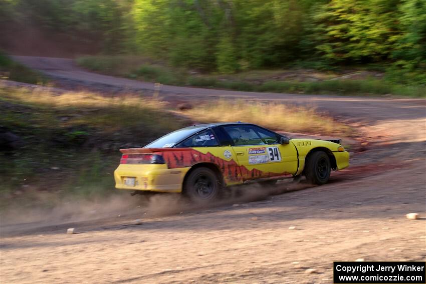 Eli Goethel / Kyle West Mitsubishi Eclipse on SS6, Norway North.
