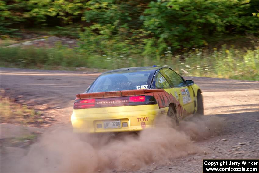 Eli Goethel / Kyle West Mitsubishi Eclipse on SS6, Norway North.