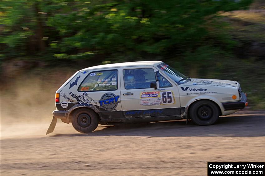 Heath Shively / Morgan Engle VW Golf on SS6, Norway North.