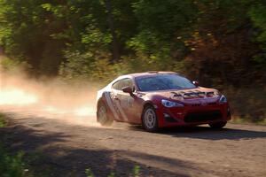 Eric Anderson / Taylor Haelterman Toyota FR-S on SS6, Norway North.
