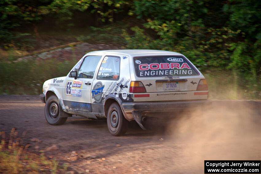 Heath Shively / Morgan Engle VW Golf on SS6, Norway North.